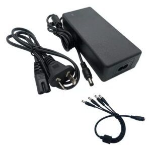 Fuente 12V 5amp Dahua para 4 camaras con Pulpo