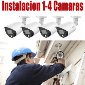 Instalacion de sistema CCTV 1 a 4 Camaras (Precio para San Salvador y Santa Ana)