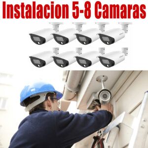 Instalacion de sistema CCTV 5 a 8 Camaras (Precio para San Salvador y Santa Ana)